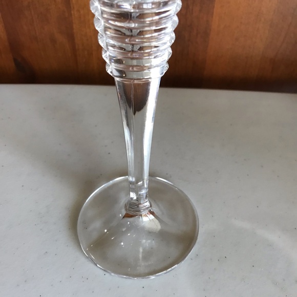 Set of 2 Waterford Marquis Clear Cut Crystal Candle Sticks With Stickers - Picture 4 of 5